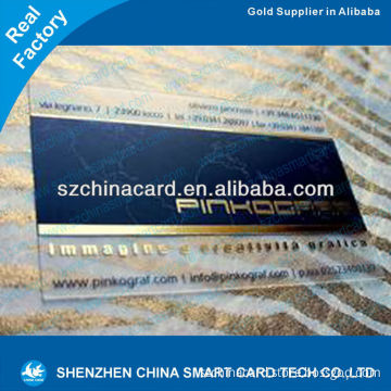 Nice Printed Plastic PVC Transparent Bisnuess Card